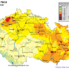 Mapa průměrných denních koncentrací PM10 v ČR_24.10.2012