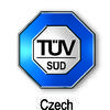 Logo společnosti TÜV SÜD Czech s. r. o. , zdroj: www.tuv-sud.cz