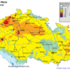 Pole denních koncentrací PM10 v ČR, 12.3.2014