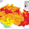 Pole denních koncentrací PM10 v ČR, 29.3.2014