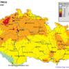 Pole denních koncentrací PM10 v ČR, 30.3.2014