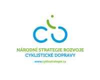 Logo národní strategie podpory cyklistické dopravy