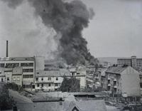 Mladá Boleslav 9.5.1945- pohled od Výstaviště, poskytl Jiří Filip z Jednoty ČsOL v MB 