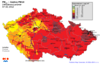 MB- PM 10_7.2. páté nejnečištěnější místo v ČR 